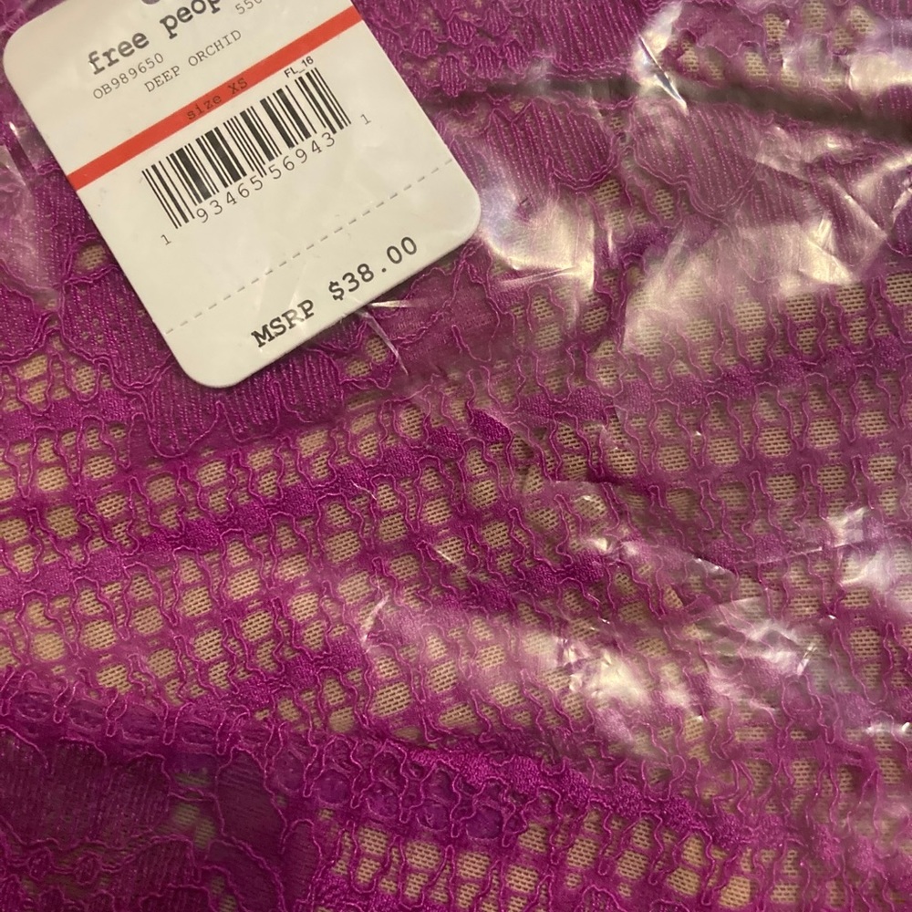 Free People Camilla Bandeau Deep Orchid - Picture 5 of 5